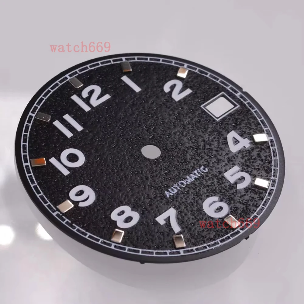 Green Luminous Blue/Green/Black/Brown Gradient Color Dial 28.5mm Fit NH35 NH36 Movement Watch Parts
