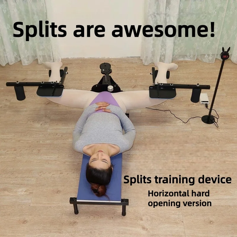 Split splits trainer dance yoga leg ligament pressing stretching muscle stretching hip opening frog crawl