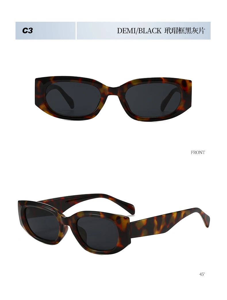 Retro Trendy Design Kleine Quadratische Rahmen frauen Sonnenbrille Persönlichkeit Luxus Design Sonnenbrille Männer Im Freien Fahren Shades UV400 – Detail 13