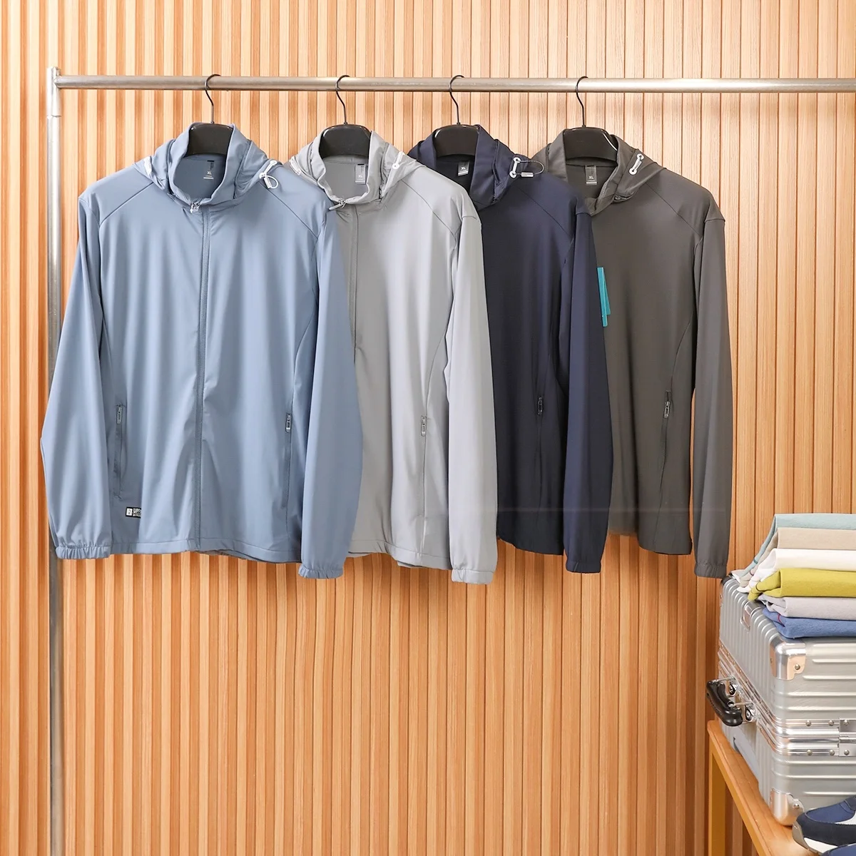 

Рекомендуется! быт! УПФ50! Летняя уличная шляпа из ледяного шелка, защитная одежда от солнца, мужская одежда Jaet Faion Urban Sle Long...