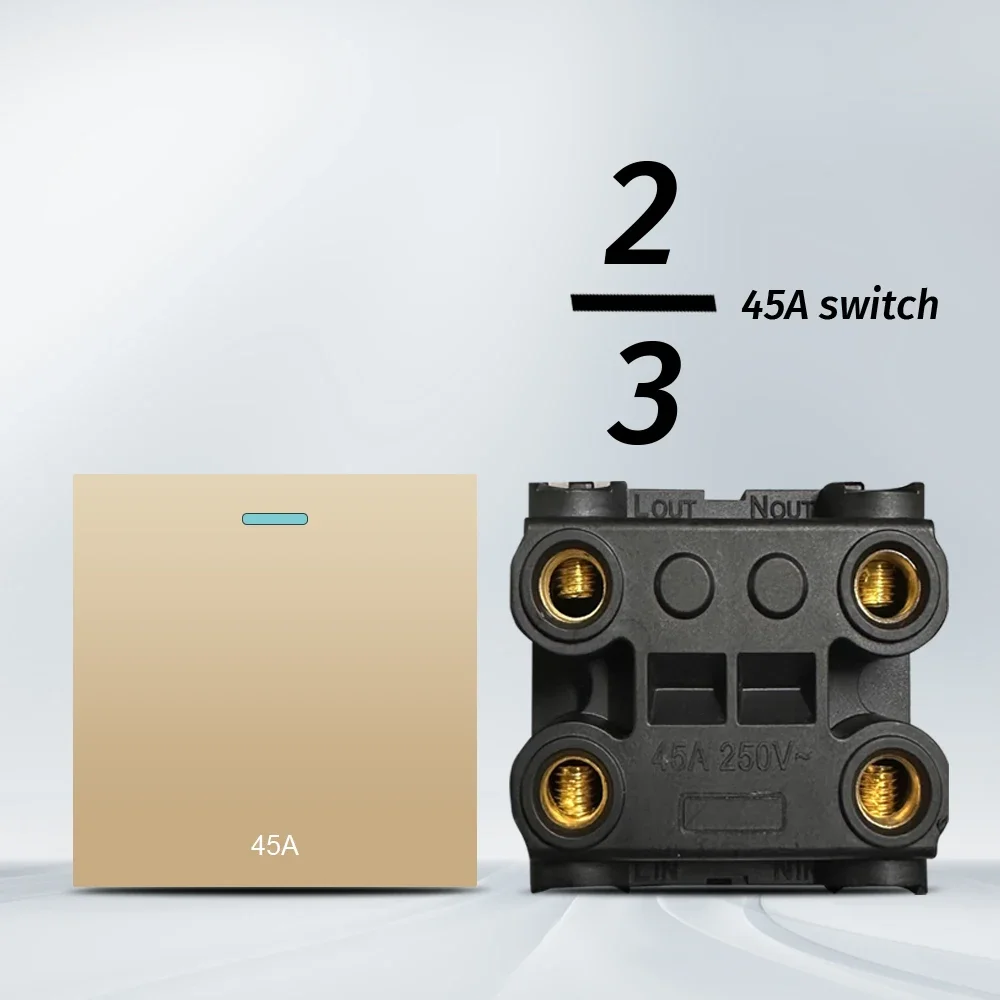 DELEFU Brazil Italy USA EU Standard Socket Switch USB Fast charging Type C key DIY 4*2 4*4 Panel function module Gold