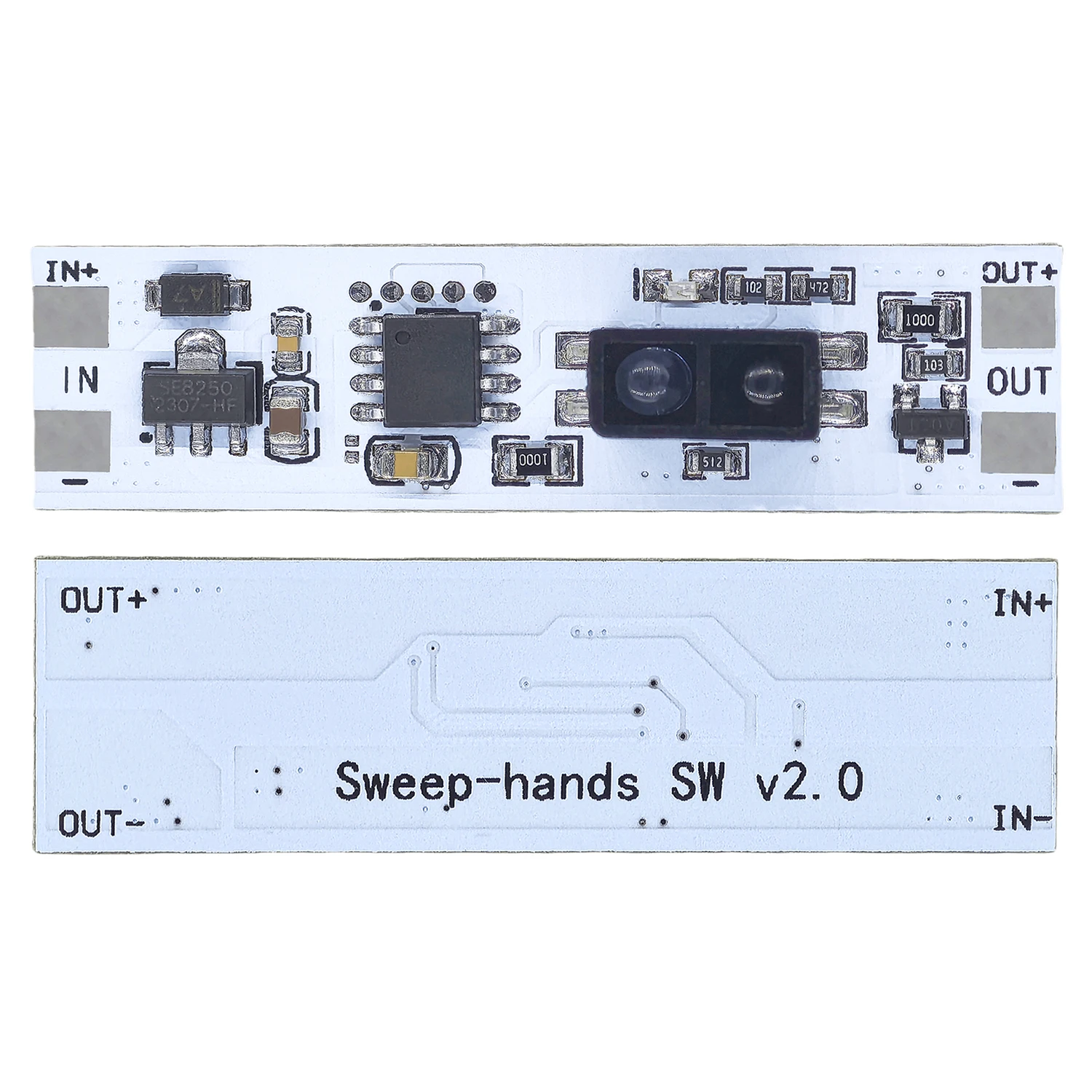 Sensor de mano de barrido de escaneo de corta distancia, Sensor de movimiento PIR, Interruptor táctil, módulo capacitivo V2.0 5V-24V 3A, lámparas de