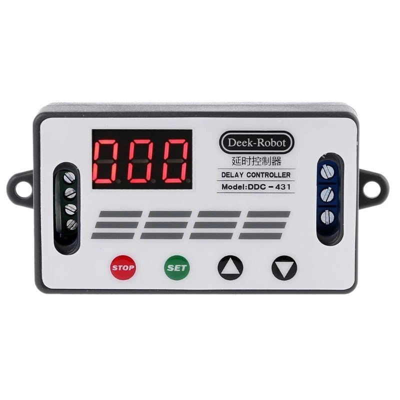 12V DDC-431 Timer Delay Switch Digital LED Display Delay Controller