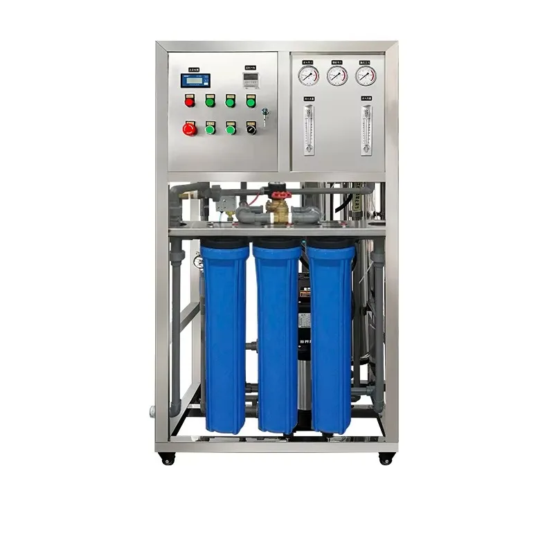 

250 LPH Small Home Reverse Osmosis Water Purifier System RO Filters with PLC and Motor 220V Home Drinking Water Filter