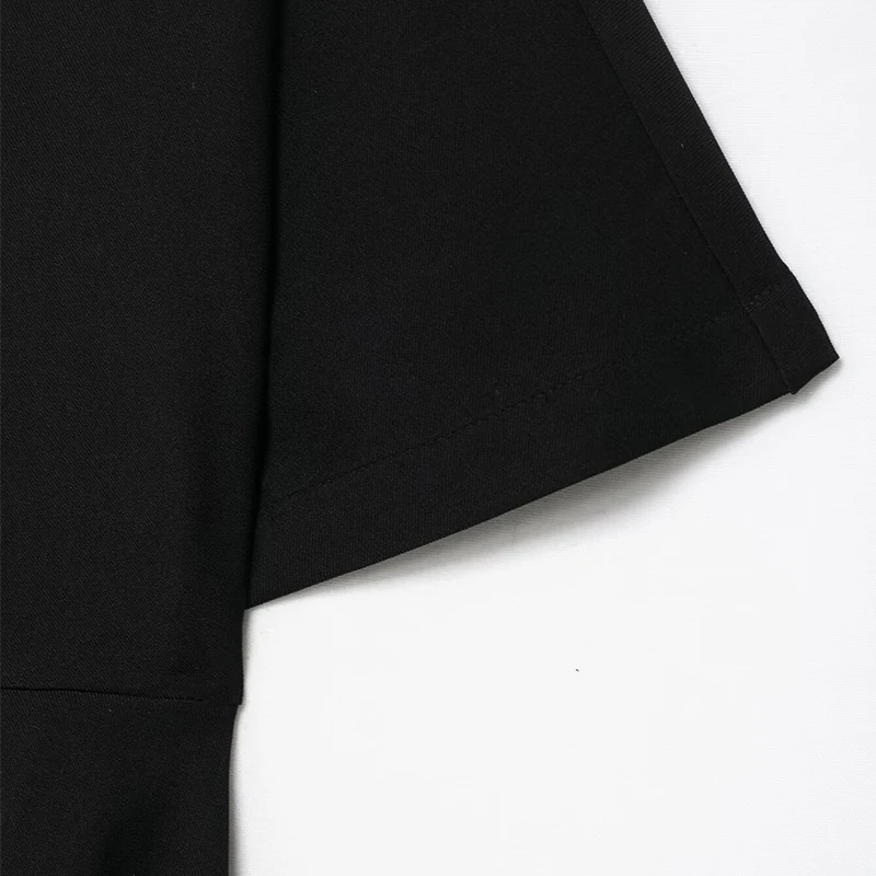 فستان Willshela للسيدات ذو ثنيات سوداء وأربطة متوسطة الطول عتيق ورقبة على شكل حرف V وأكمام قصيرة فساتين نسائية أنيقة #5