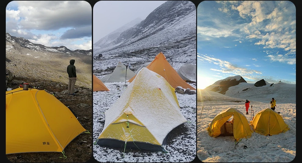 ASTA GEAR Yunshan 1-Doppelschichtzelt – Ultraleichtes, mit Silikon beschichtetes Einzelzelt für Bergsteigen, Wandern und Schneemontage – Detail 16