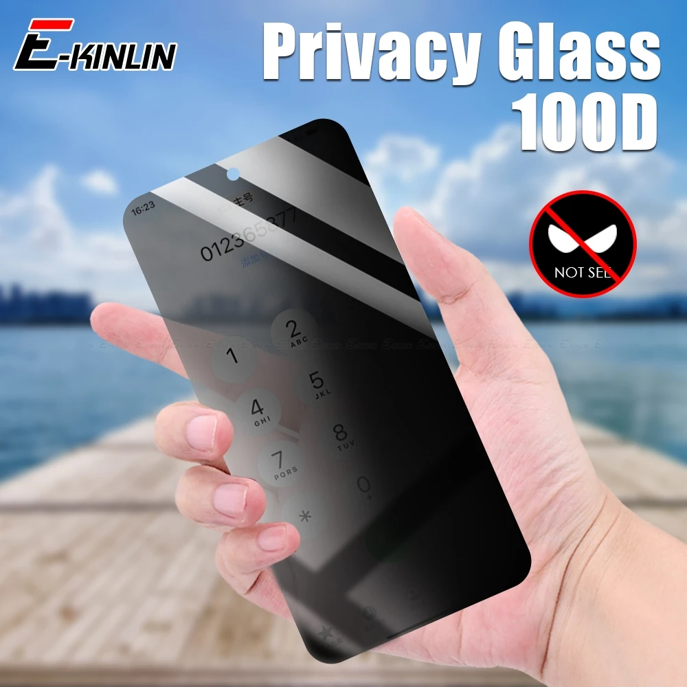 Anti Spy Peeping Tempered Glass For Xiaomi Poco C55 M5s M4 M3 C3 X2 F4 X5 X4 F3 F2 M2 X3 GT Pro Privacy Screen Protector Film