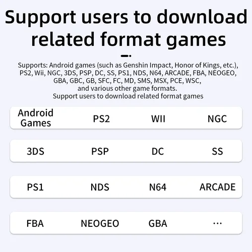Imagen 2 del producto ANBERNIC-consola de juegos portátil RG 406V, pantalla multitáctil IPS de 4 "", Android13, videojuegos Retro, juego 512G, RG406V, compatible con 1080p DP