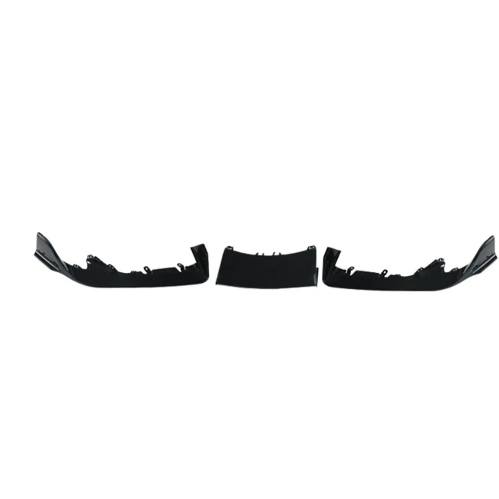 JCHEY Dry Carbon Fiber Car Front Bumper Lip Spoiler Gloss Black Bumper Extension Accessories for Toyota Supra A90 A91 2019-2025 - view 2