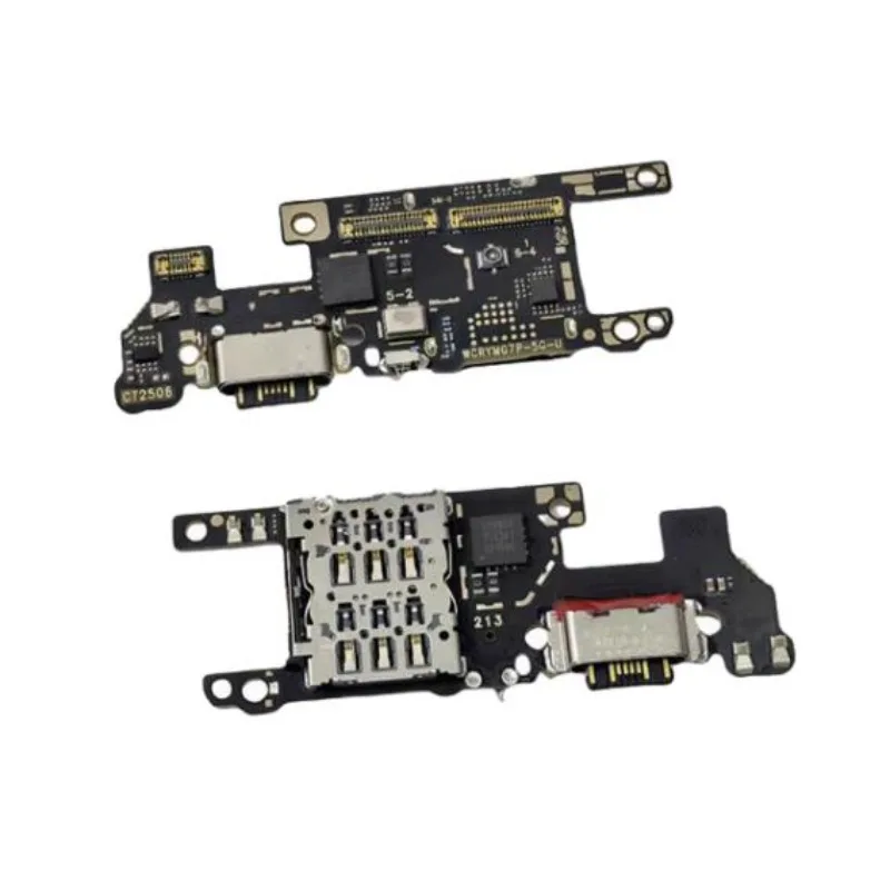 For Honor Magic 7 Pro，PTP-N49 USB Type-C Charging Port Connector SIM Card Slot Reader Microphone Phone Charger Dock Board Flex