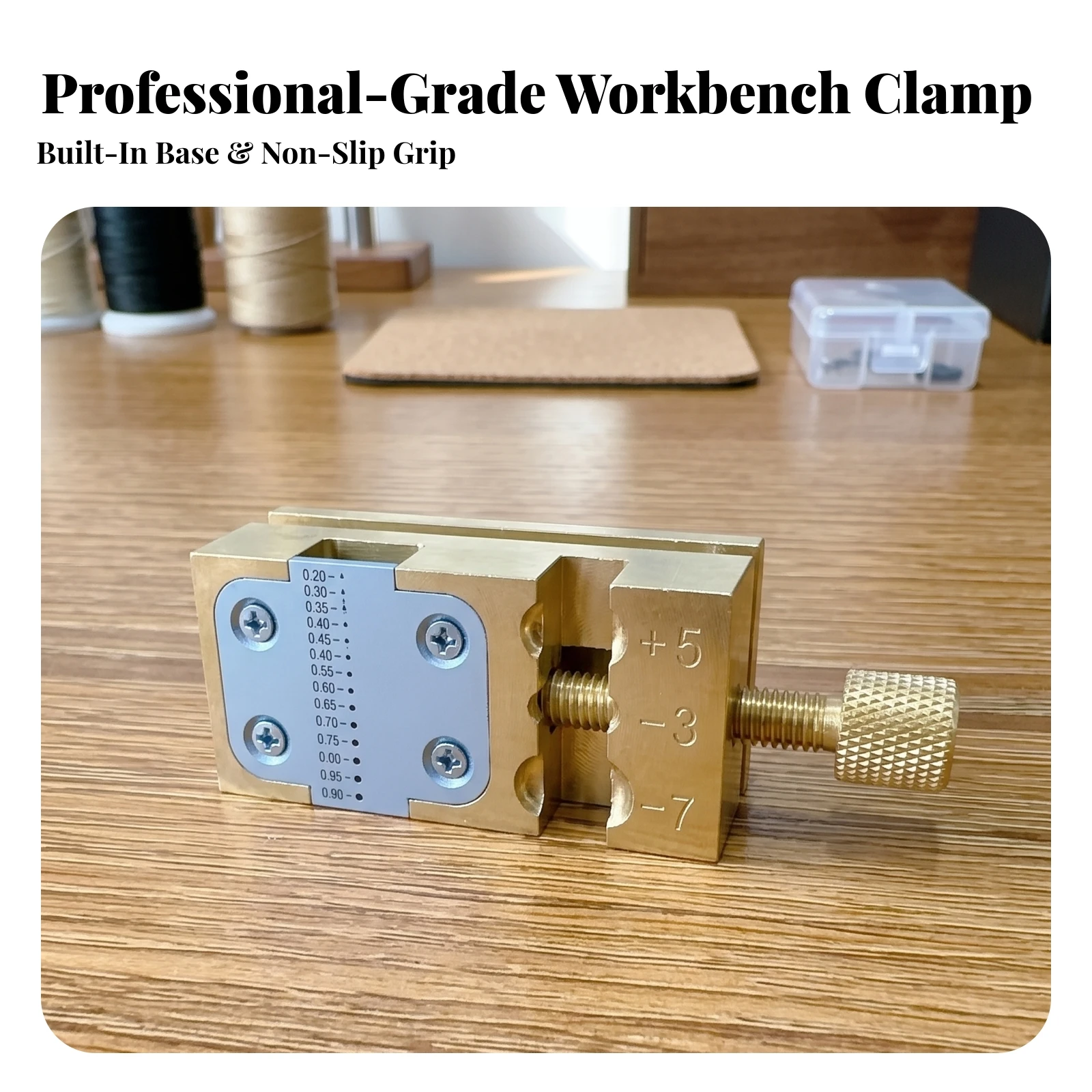 Clamping Tool Easy-to-Adjust Watch Repair Vise Desktop Clamping Tool Sturdy for Watchmakers, Bench Work