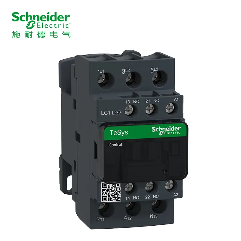 New black Schneider version Three-pole ACcontactor LC1D09 LC1D12 LC1D18 LC1D25 LC1D32 LC1D38  B7C F7C Q7C M7C 24V 110V 220V 380V