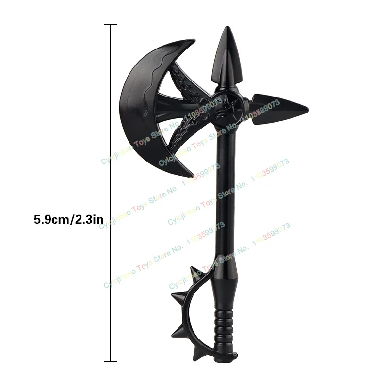 Middle Aged Weapon Accessories Axe Shield Sword Assembly Scenes Building Blocks Accessories Toys for Kids gifts PJT057