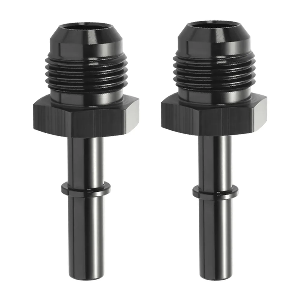 

8AN Male to 3/8"5/16" Male SAE Quick Disconnect Push On EFI Fitting Adapter Connector Oil Fuel Adapter Straight-through Aluminum