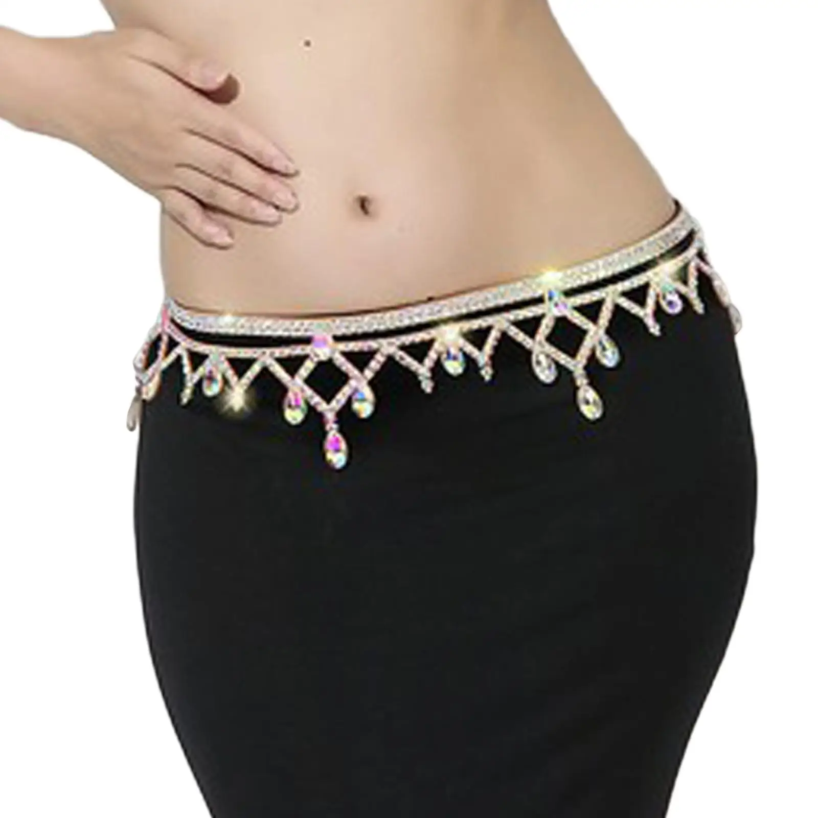 

Belly Dance Waist Chain Comfortable Belly Chain for Halloween Rumba Dance