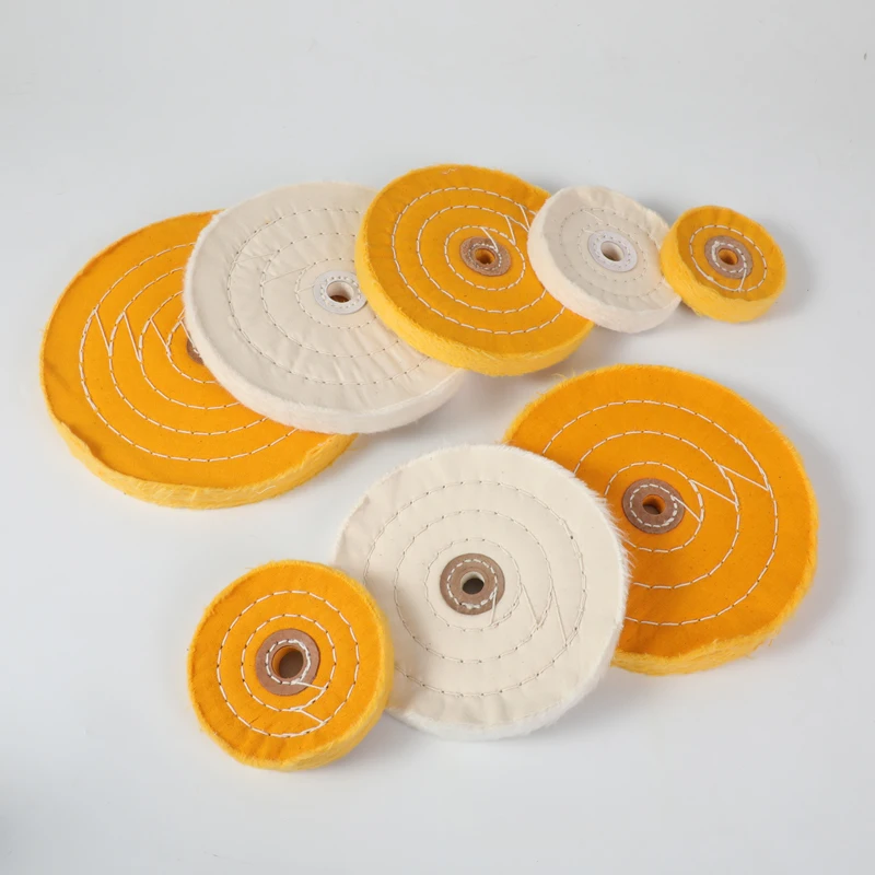 Polishing Buffing Wheel All Size  Cotton Lint Cloth Gold Silver Jewelry Mirror Polishing Wheel Flannelette Abrasive Tools