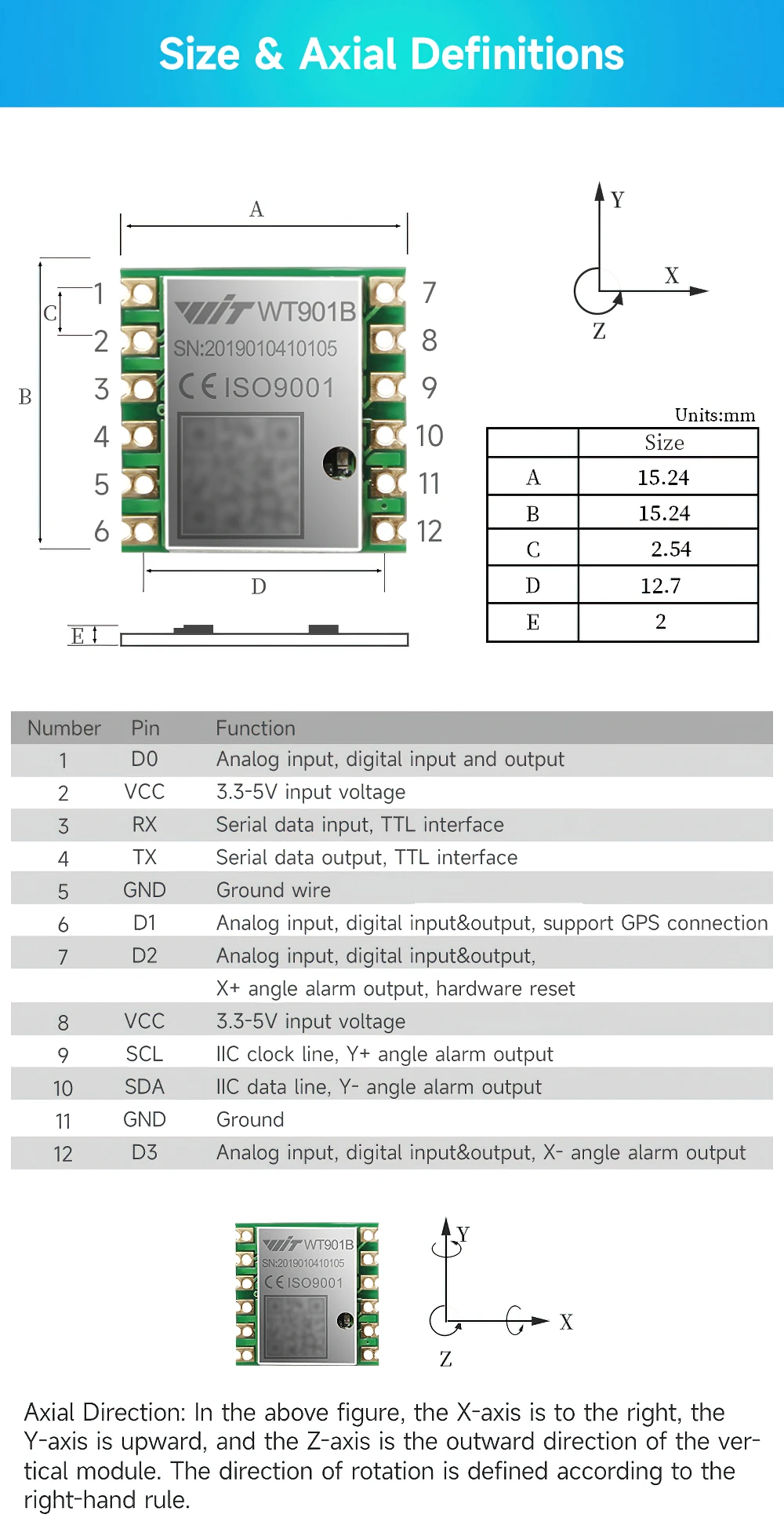 Witmotion wt901b ahrs mpu9250 9軸加速度計、3軸角速度 (ジャイロスコープ) 加速角度磁気計気圧計