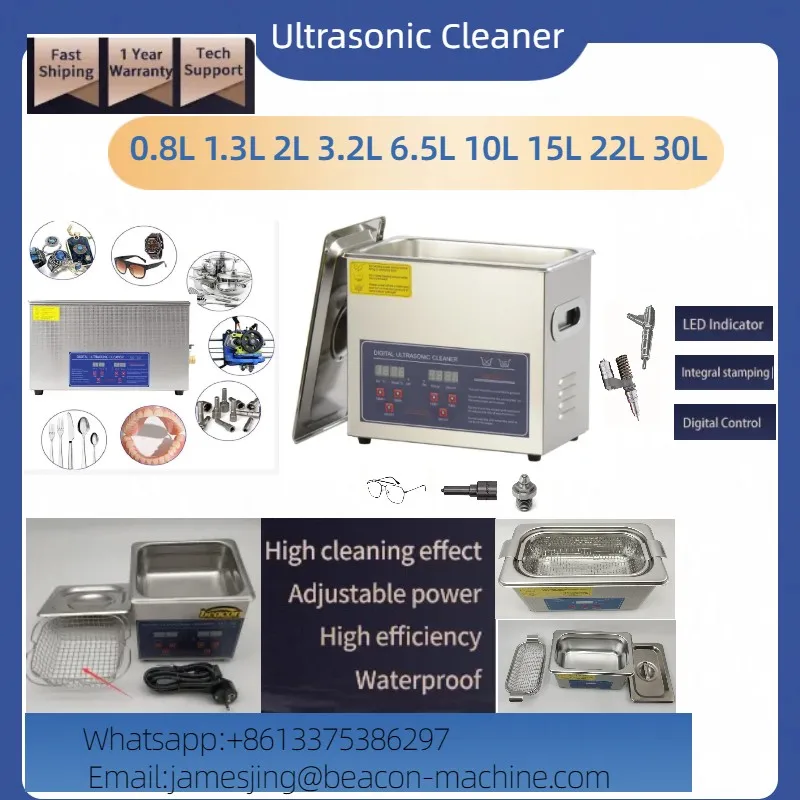 

Digital Ultrasonic Cleaner With Timer And Heatedfor Glasses, Pcb And Spare Parts Metal Belt Ultra Sonic Cleaning Machine