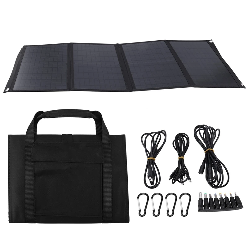 

Portable Foldable Photovoltaic Solar Panel 18V 40W Fotovoltaic Panel Kit Battery Phone Charger For RV Battery