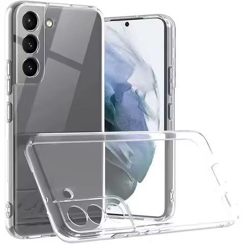 Full Soft Silicon Case For Samsung Galaxy S24 Ultra S23 S22 Plus S21 S20 FE A55 5G A54 A53 A52 A35 A34 A33 A32 Clear Back Cover