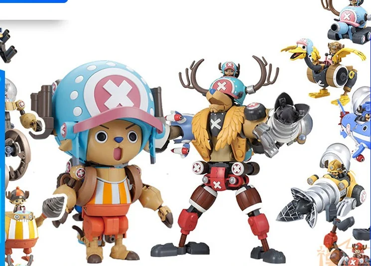 

В наличии: Фигурка-игрушка Bandai One Piece Chopper Robo - трансформер (танк, крыло, дрель, подводная лодка, кран)