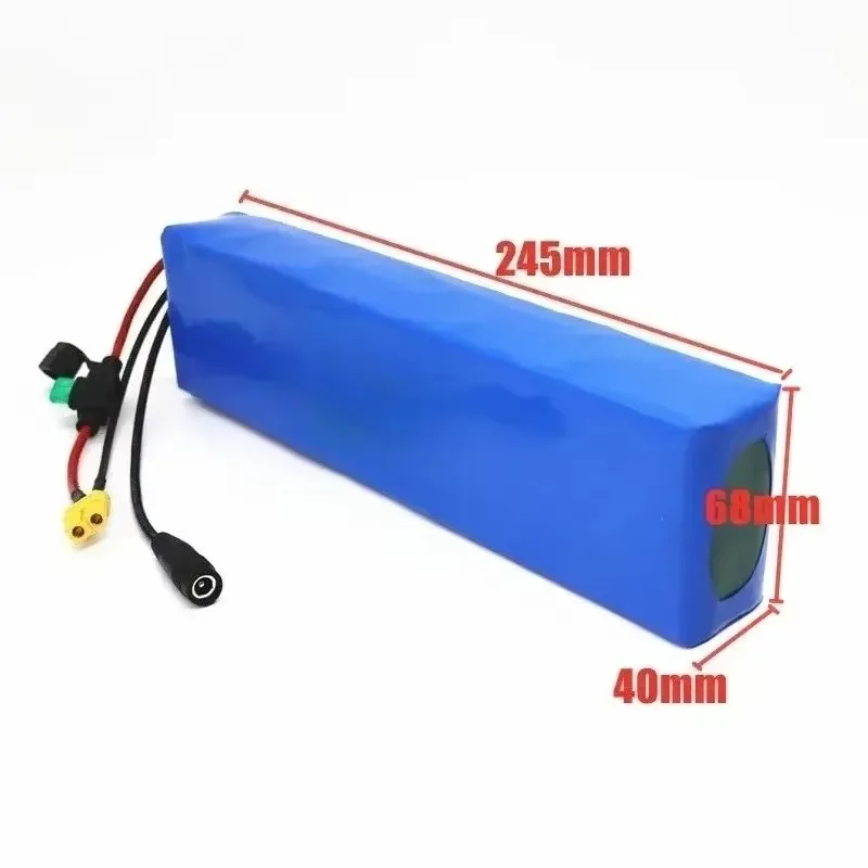 48V 8Ah 18650 lithium ion Battery ,13S2P For Electric Scooter M365 500W with Built-In BMS XT60+DC Plug Belt Charger