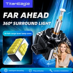 D Series Car D1S D2S D3S Xenon Lamp 4 Sides Lamp beads 360ยฐ Lighting Led Headlight Bulb Car Lights High Low Beam White Led Light