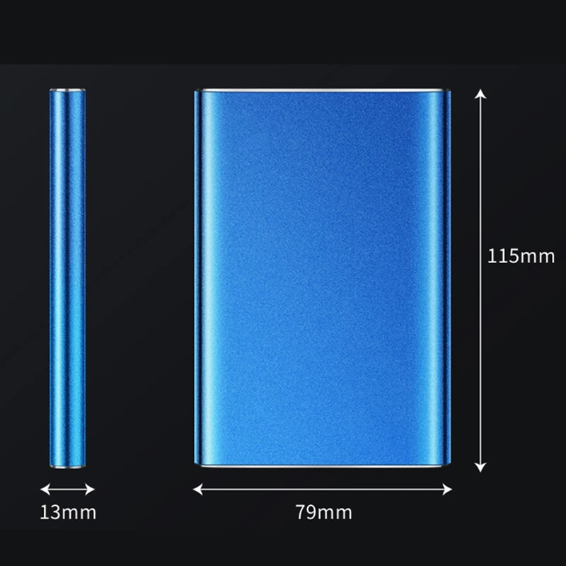 노트북 데스크탑 PC용 외장 모바일 하드 디스크 키트, 고속 USB 3.0, 2.5 인치, 160GB