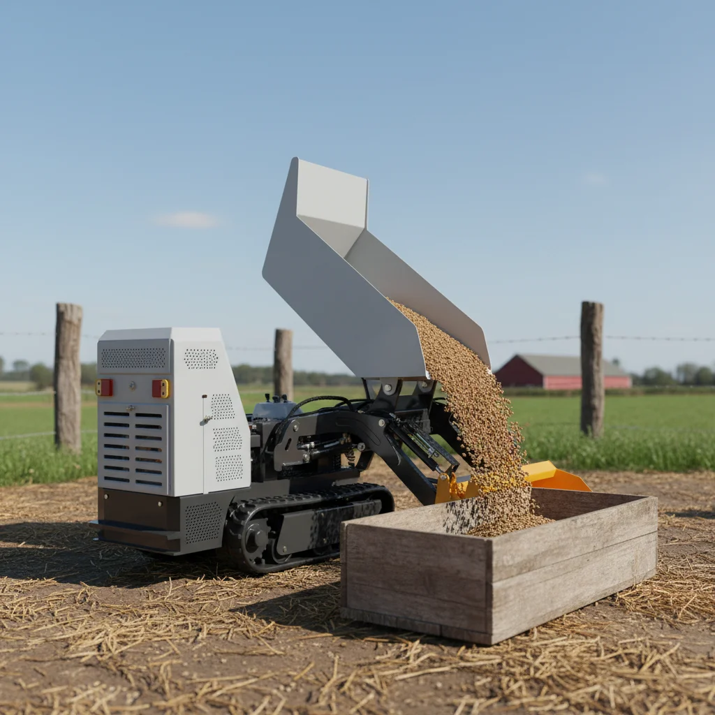 

1 to 5 Ton Crawler Dumper Self Unloading Track Transporter Hydraulic Dumping Carrier for Farm Engineering