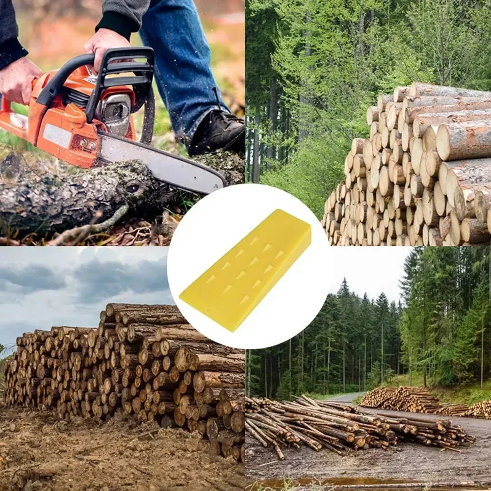 Tree Felling Wedges with Spikes for Safe Cutting 5.5/8/10 Inch Chainsaw Wedges Logging Supplies Tree Wedge Woodcutting Tool