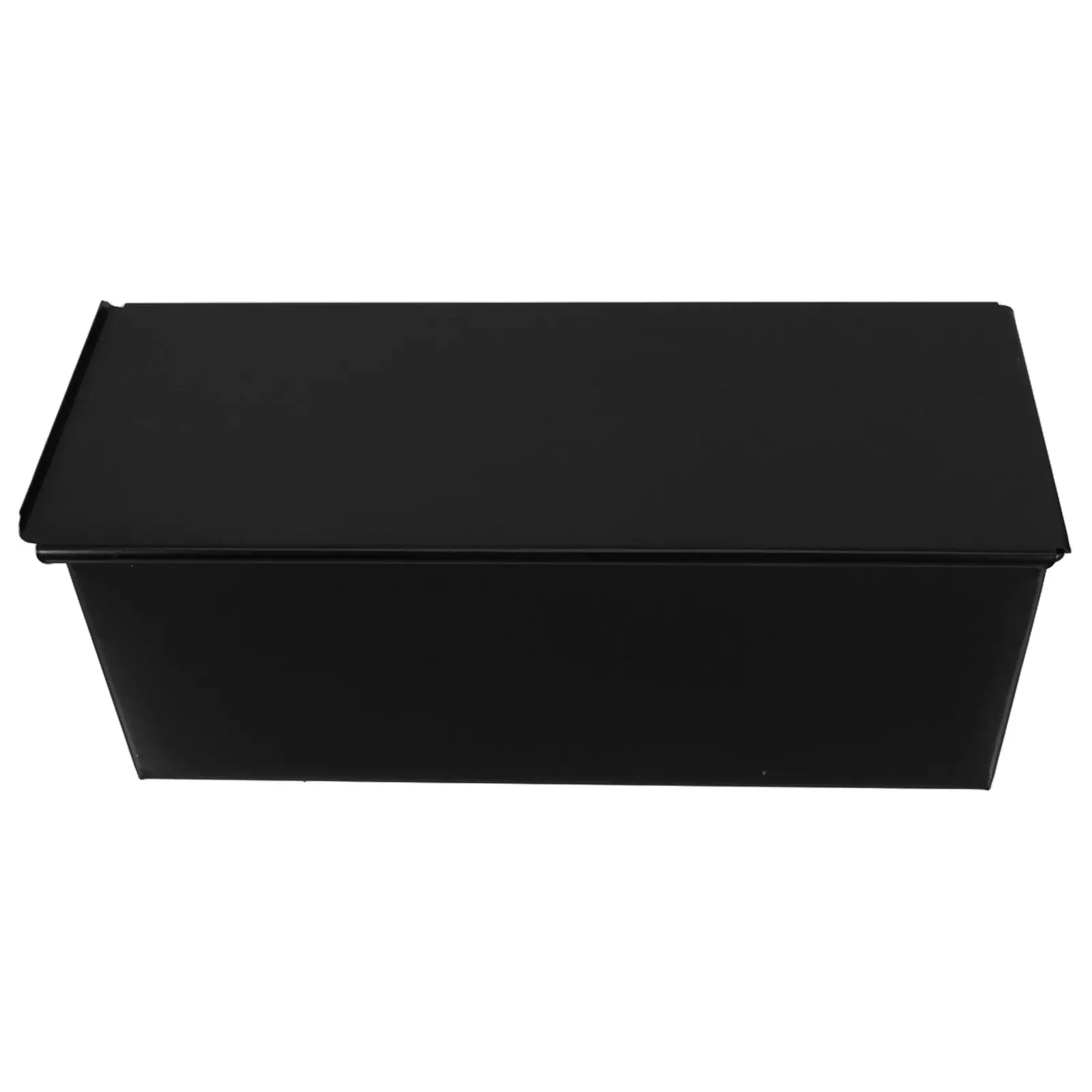 1Pcs Black Loaf Pan with Lid Non Stick Bread Baking Mold Oven Use for Square Loaf Toast Home Kitchen Bakeware Bread