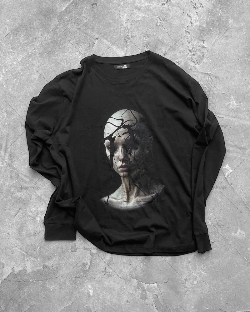 

Готическая Harajuku High Street негабаритная хлопковая футболка с круглым вырезом для мужчин Y2K, новый повседневный модный свободный топ в стиле хип-хоп с мультяшным принтом для женщин