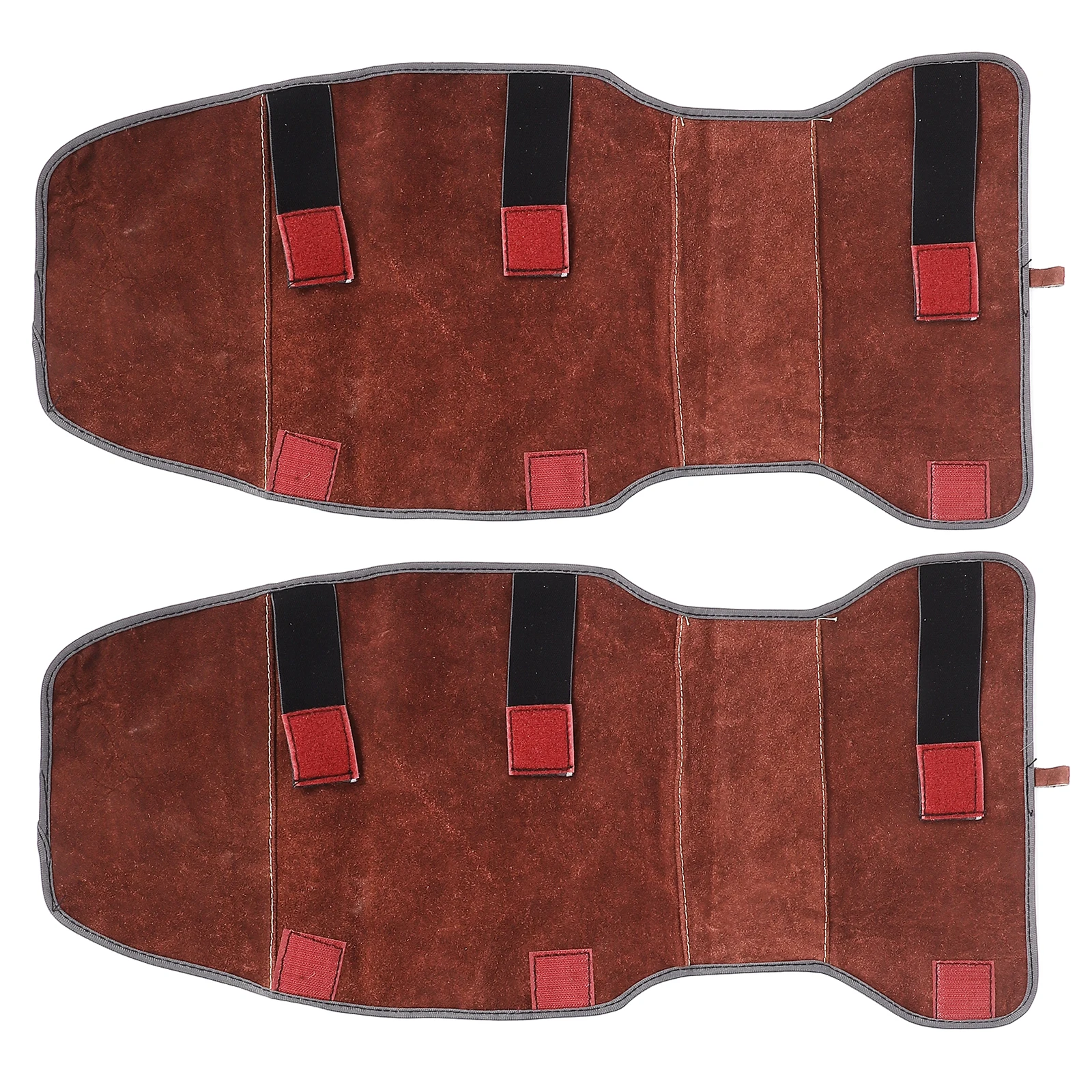 Welding Knee Pads Brown Long Electric Welding Leg Guards Protective Covers Splashes Heat Resistant Labor Protection