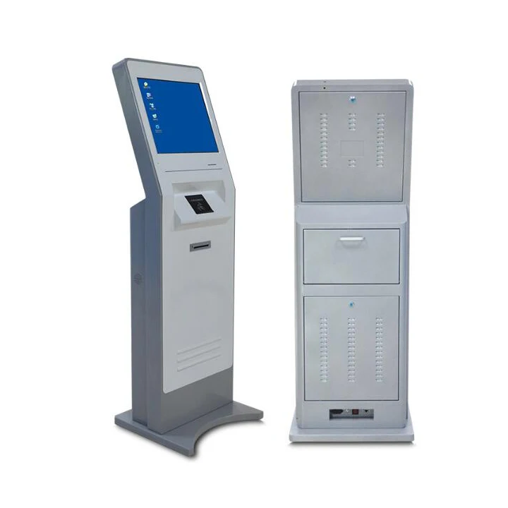 19 Inch All In One Touch Pc Kiosk Self Service Kiosk With Thermal Printer And Barcode Scanner, Totems Kiosk