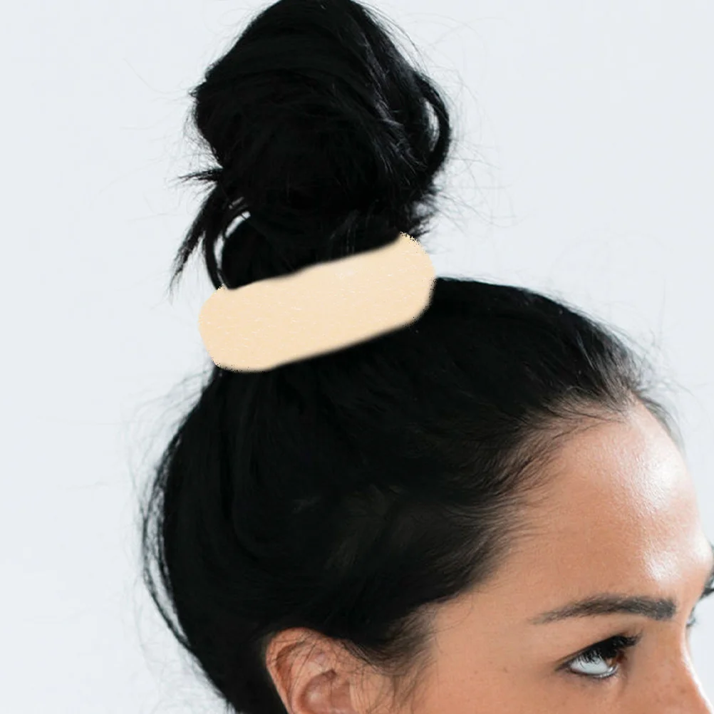 12 قطعة من صانعة الشعر على شكل كعكة الدونات للفتيات - أداة تشكيل كعكة سهلة الاستخدام لتصفيفة الشعر السريعة، شعر دونات ذو ملمس ناعم #5