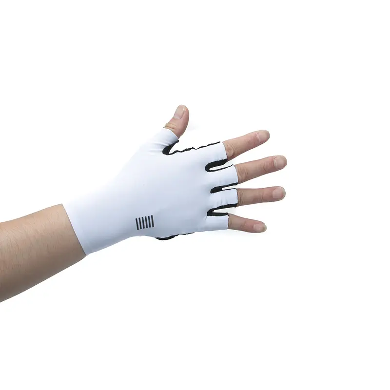 YKYWBIKE Cycling Gloves  MTB Bike Black White Gloves Sports Half Finger Bicycle Goves Men Women Breathable Shockproof Gloves - Image 3