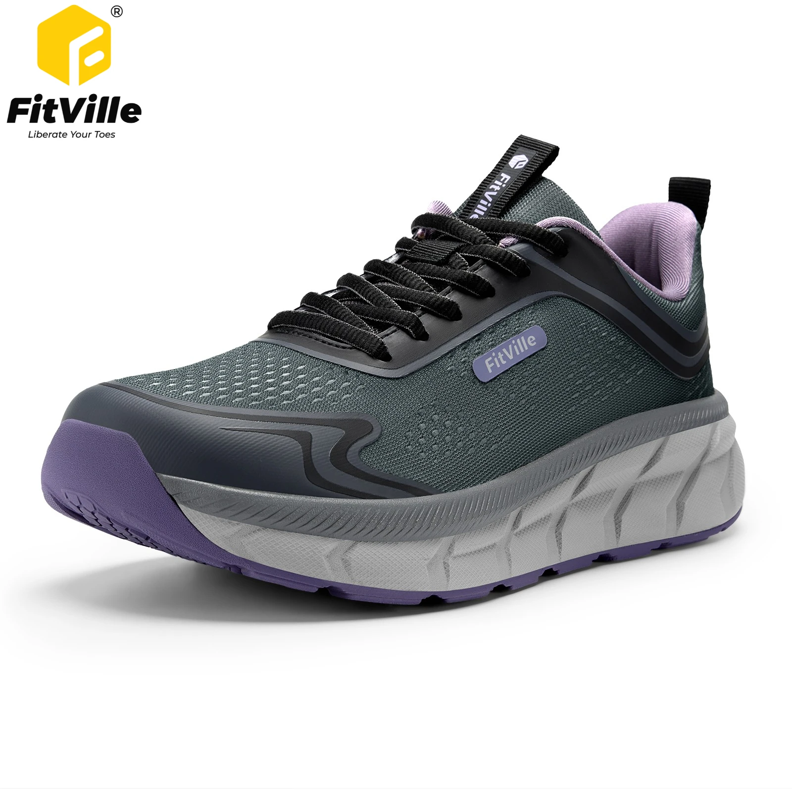 Women'S Shoes With Arch Support - Fitville Women's Sports Shoes Wide Toe