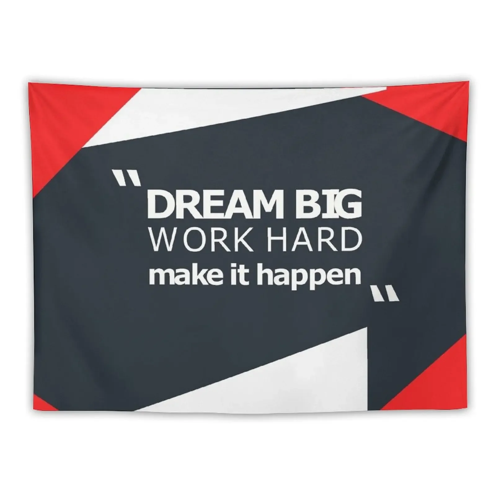 DREAM BIG WORK HARD MAKE IT HAPPEN Tapestry Art Mural Christmas Decoration Tapestry