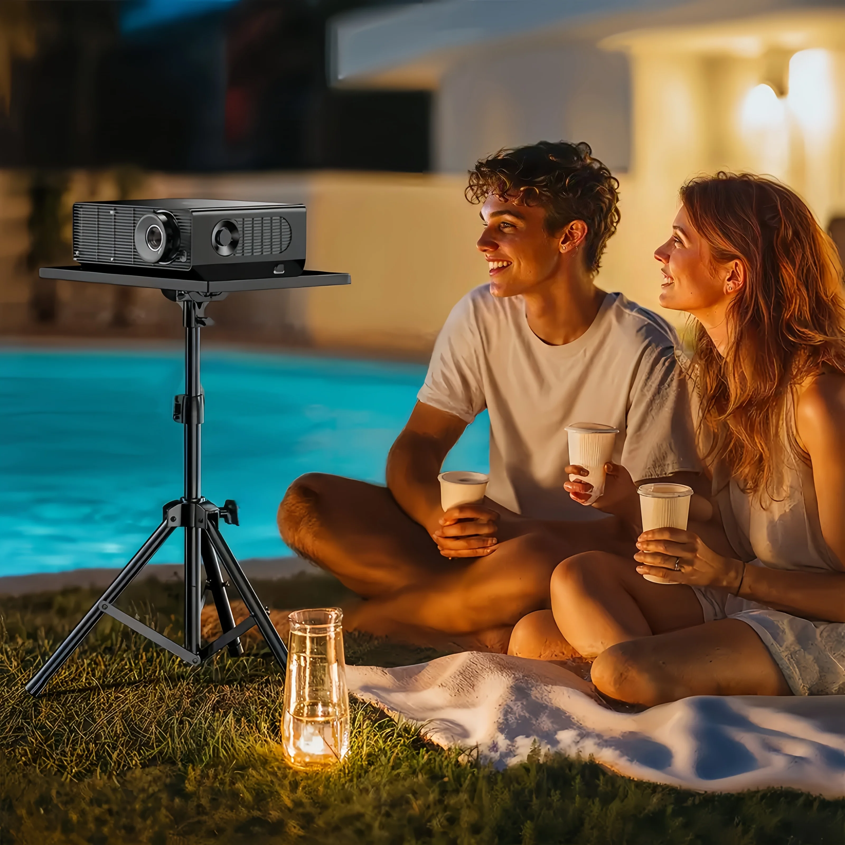 Projector Stand, 30*23cm Tray  - đánh giá và giá Speaker Stand Tripod