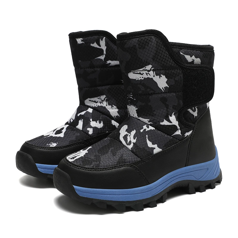 boys-winter-boots-2026-kid's-thickened-faux-fur-mid-calf-geometric-pattern-non-slip-waterproof-cold-weather-shoes-for-students