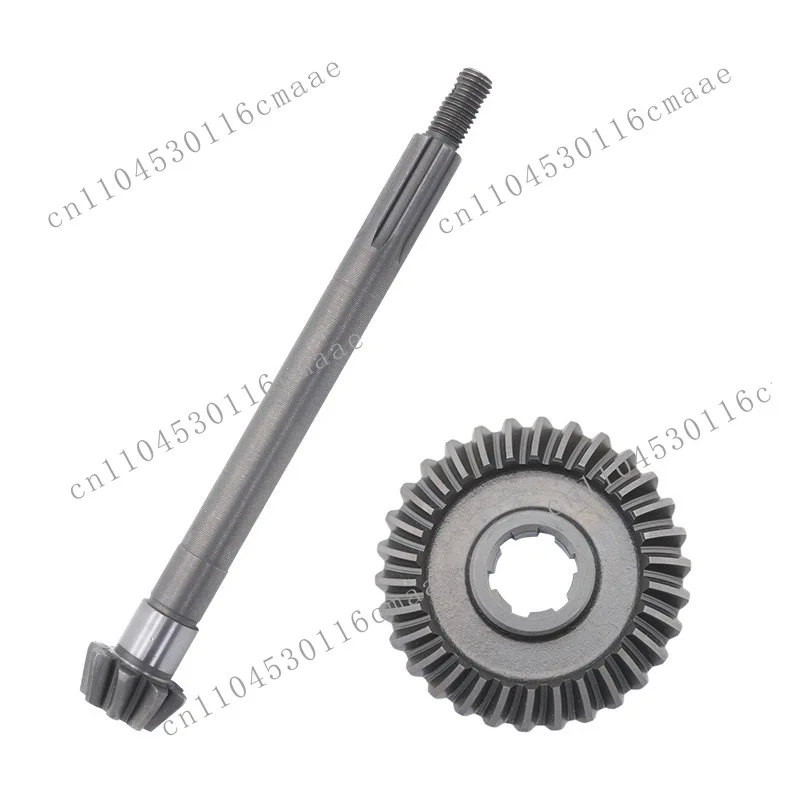 Suitable for micro tiller accessories Walking mechanical transmission gear, bevel gear shaft (176/186 long) 8/10/30 teeth