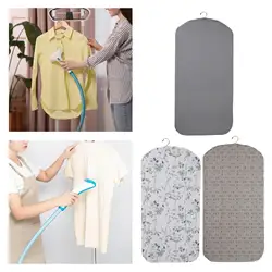 Hanging Ironing Board Space Saving Vertical over The Door Garment Steamer Pad for Travel Household Sewing Room Laundry Room Dorm