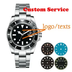 Customized Service for Watch Dials Logo/Texts Print/Laser Engraving Extra Cost