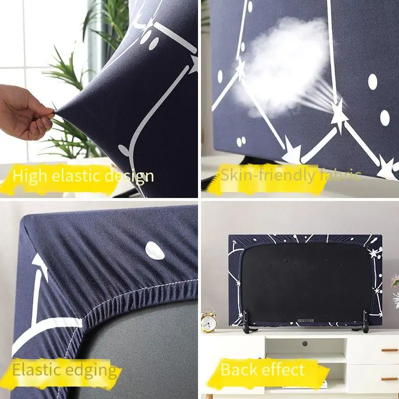 TV Covers Household Dust-proof Elastic Protective  All-inclusive Home Decoration Fashion Modern Monitor Dust Cover Телевизор