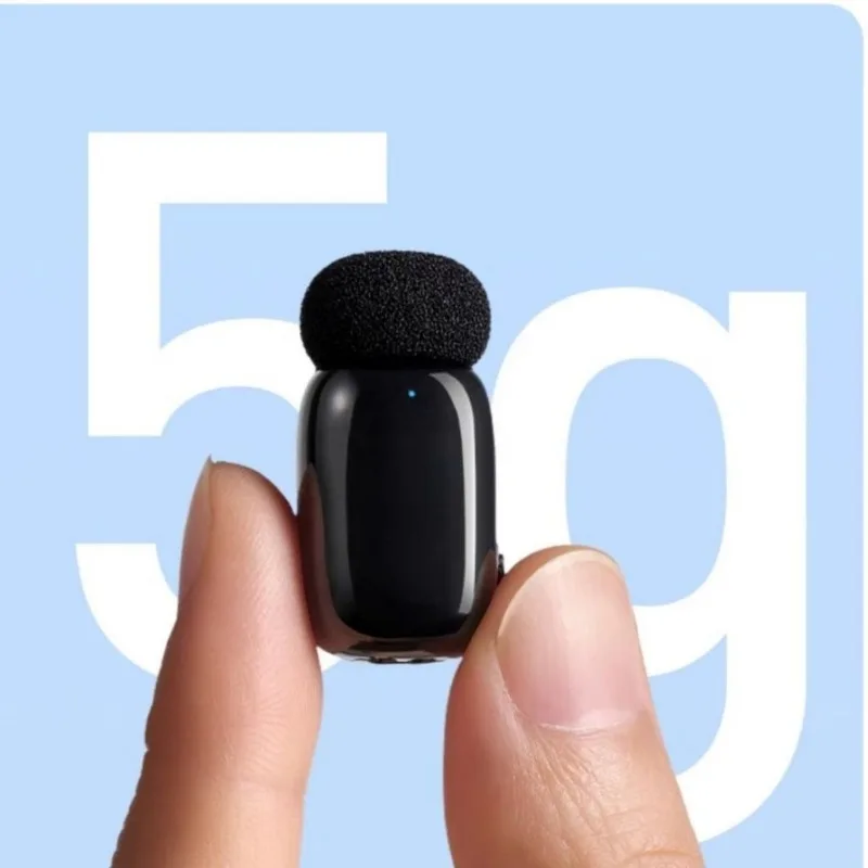 

Mini wireless fingertip microphone clip collar mobile phone collar clip live broadcast recording radio noise reduction