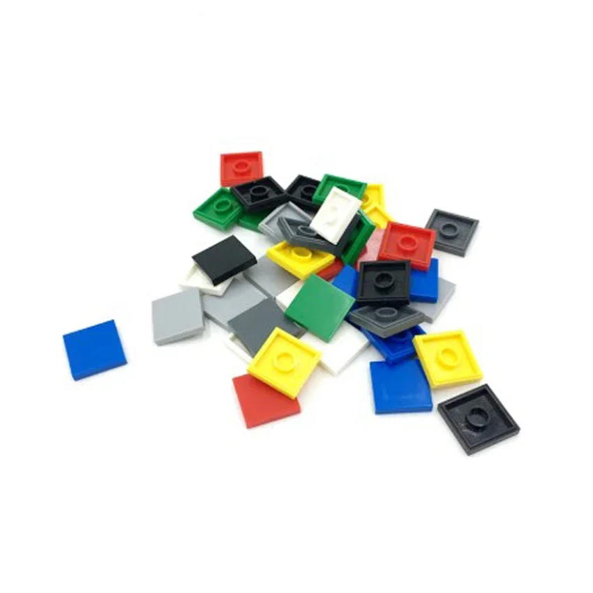 

100PCS DIY 3068 Building Blocks Figure Bricks Ceramic Tile 2x2 Figures Educational Parts Compatible With Toys for Children