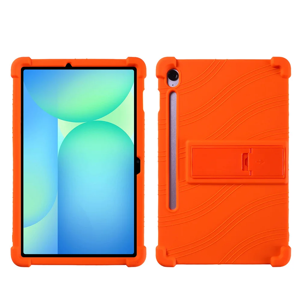 

Adjustable Kickstand Case for Samsung Galaxy Tab S10 FE Plus 2025 13.1" SM-X620 X626B Multi Angles Kids Safe Soft Silicone Cover