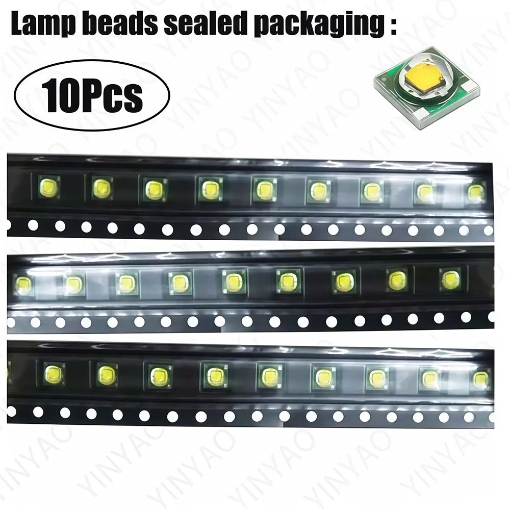10Pcs XPE 3535 Chip 1W 3W LED High Power Lamp Beads White Red Green Blue Yellow Suitable for Flashlight Bicycle Light Car Light