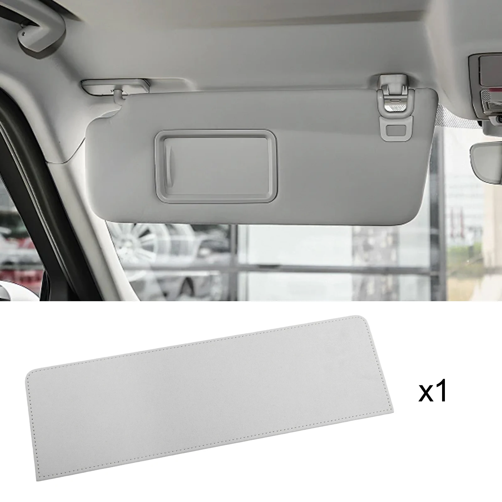 Car Sun Visor Extension with Snap Closure Adjustable Length Anti Glare Sunshade for Vehicle Eye Protection and Safety