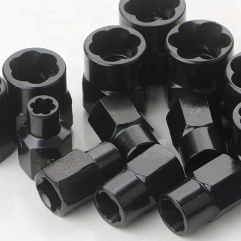 Nut And Bolt Extractor Damaged Screw Remover Impact Socket Tool Set Bolt Nut Screw Removal Socket Wrenchtool Kit